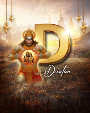 Devotion - Hanuman And Rama Status Post For X