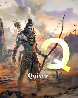 Lord Shiva With Bow And Arrow Social Media Post For Pinterest