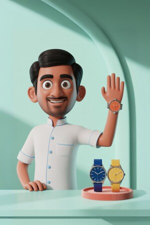 Stylish Timepieces Vertical Flyer For Threads