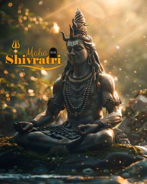 Maha Shivratri Blessings Branding Post For Snapchat