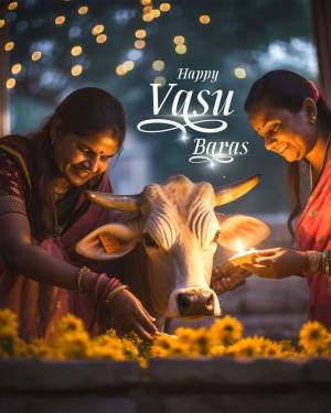 Happy Vasu Baras Promotional Banner For Pinterest