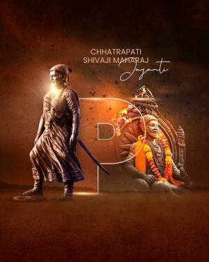Chhatrapati Shivaji Maharaj Jayanti Branding Post For Instagram