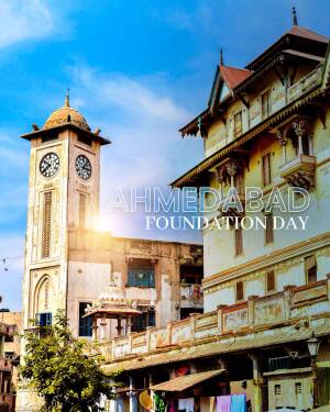Ahmedabad Foundation Day Celebration Image For X