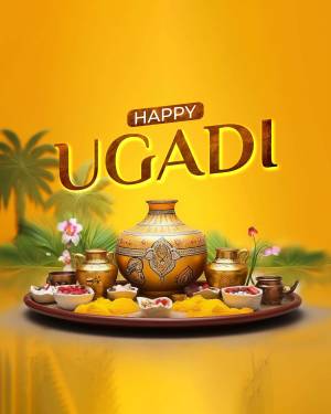 Happy Ugadi Festival Advertisement For Facebook