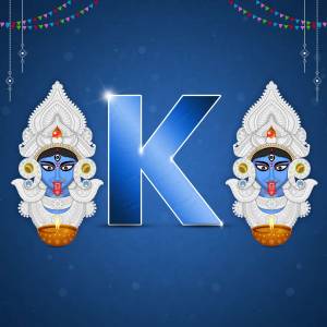 Kali Maa With Letter K Business Poster For Pinterest