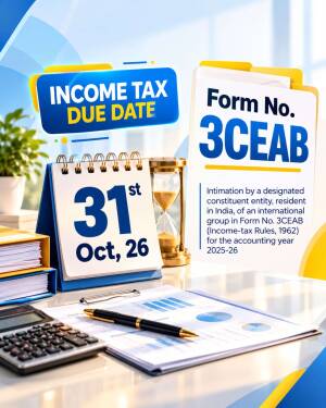 Calendar showing October 31st as the income tax due date for Form 3CEAB