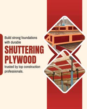 Advertisement for Shuttering Plywood used in construction