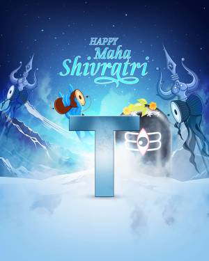 Illustration of Lord Shiva for Maha Shivratri festival
