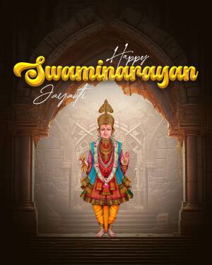 Happy Swaminarayan Jayanti Advertisement For Threads