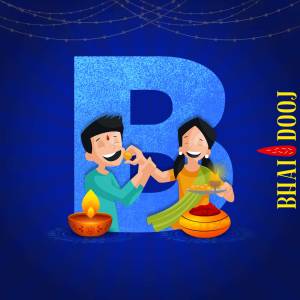 Happy Bhai Dooj Banner For LinkedIn