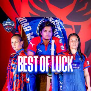 Delhi Capitals Women's Cricket Team Players Wishing Luck