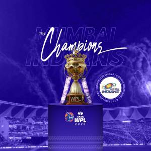 Mumbai Indians Women's Premier League Champions trophy