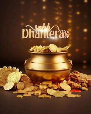Dhanteras Gold Pot Advertisement For Pinterest