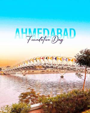 Ahmedabad Foundation Day Flyer For Twitter