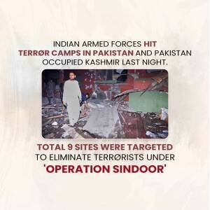 Indian Armed Forces Strike In Pakistan And Pakistan Occupied Kashmir Promotional Banner For Pinterest