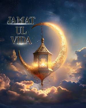 Jamat Ul Vida - Ramadan Farewell Status Post For Twitter