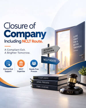 Professional legal services for corporate business closure and NCLT liquidation process