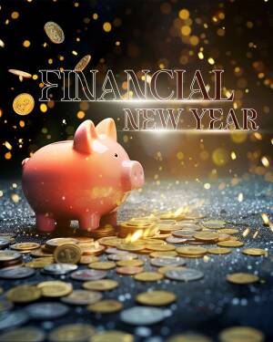 Financial New Year Savings Status Post For Pinterest