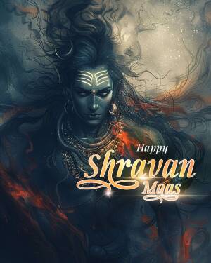 Happy Shravan Maas - Lord Shiva Template For Snapchat