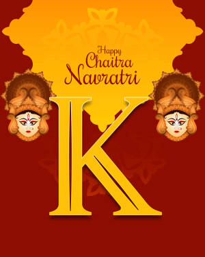 Happy Chaitra Navratri Banner For Telegram