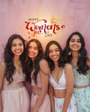 Happy Women's Day Celebration Artwork For Twitter