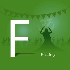 Pakistan Day celebration with a silhouette of a person and the letter 'F'