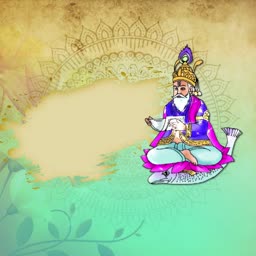 Lord Matsya sitting on a fish with a decorative mandala background for Matsya Jayanti greetings