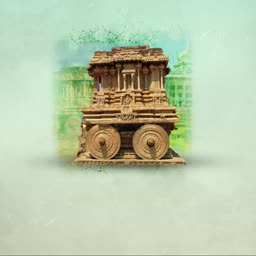 The iconic stone chariot of Hampi, a historic architectural masterpiece in Karnataka, India.