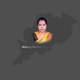 An Indian woman in a yellow saree placed over the silhouette map of Odisha