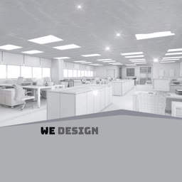 Modern Office Workspace Interior Design Promotional Banner For Google Business Profile
