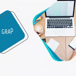 GRAP Workspace Digital Marketing Concept Advertisement For WhatsApp