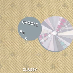 Choose Classy Fabric Swatches Business Poster For Google Business Profile