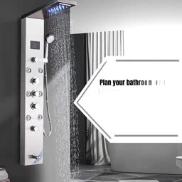 Modern LED Shower Panel System Artwork For LinkedIn