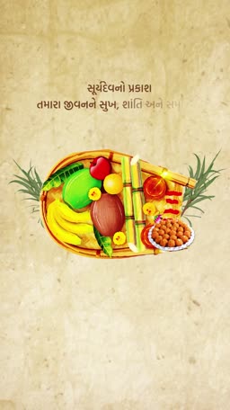 Basket with festive foods and sugarcane for Makar Sankranti