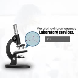Emergency Laboratory Services Announcement Branding Post For Pinterest