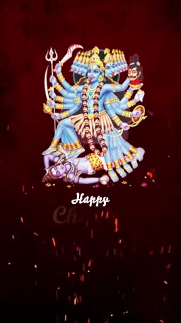 Happy Kali Puja Celebration Promotional Banner For Facebook