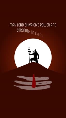 Lord Shiva Spiritual Quote Illustration Advertisement For Facebook
