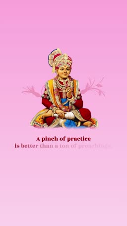 Swaminarayan Motivational Quote Artwork For X