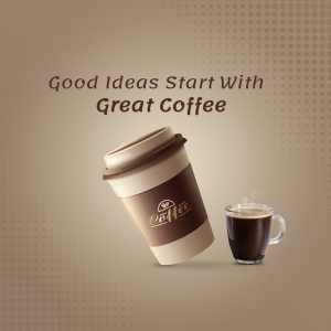 Good Ideas Start With Great Coffee Graphic For Google Business Profile