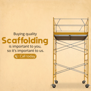 Quality Scaffolding Equipment Sale Banner For Google Business Profile