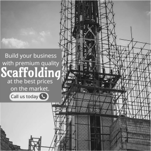 Premium Quality Scaffolding Services Graphic For Twitter