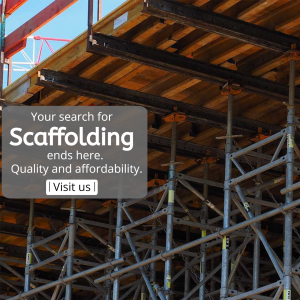 Professional Scaffolding Solutions For Construction Poster For WhatsApp