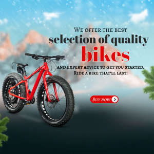 Quality Fat Tire Bike Selection Banner For WhatsApp