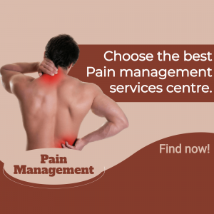 Pain Management Services Clinic Poster For WhatsApp