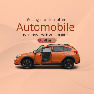 Automobile Rental Advertisement Social Media Post For Google Business Profile