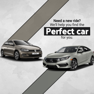 Find Your Perfect Car Dealership Advertisement Promotional Banner For X