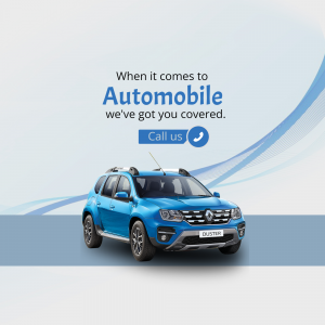 Renault Duster Automobile Services Promotion Poster For Facebook