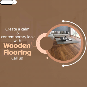 Wooden Flooring Promotion Artwork For Pinterest
