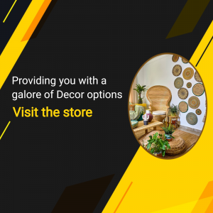 Home Decor Store Promotion Banner For Google Business Profile