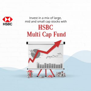 HSBC Multi Cap Fund Investment Advertisement Flyer For Pinterest